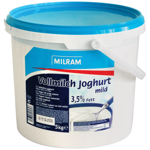 Joghurt Vollmilch 3,5% nat. 5kg