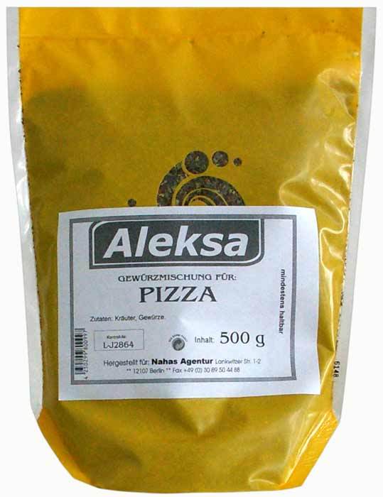 Pizza Würzmischung Aleksa 500g