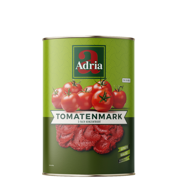 Tomatenmark 2-fach 28/30 Brix 850-ml