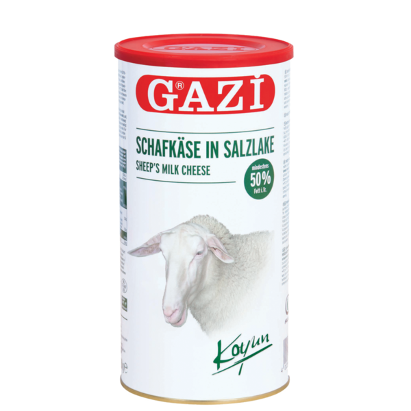 Schafkäse Gazi 50% Fett i. Tr., 800-g-Dose