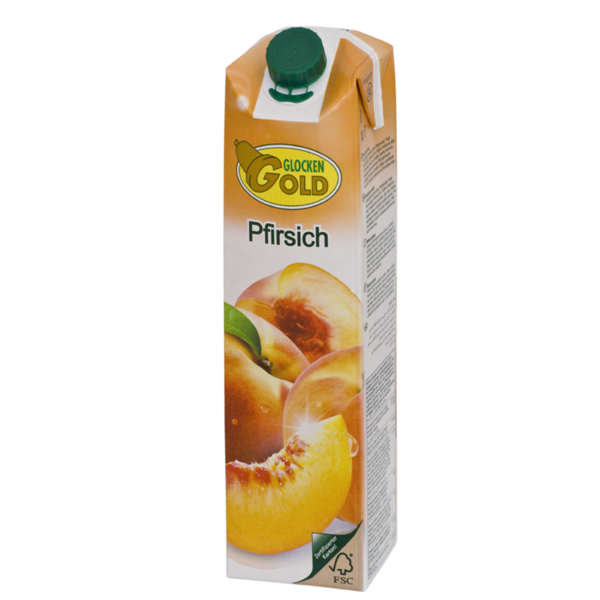 Pfirsich-Nektar Fruchtgehalt 50%, 1-l-Packung