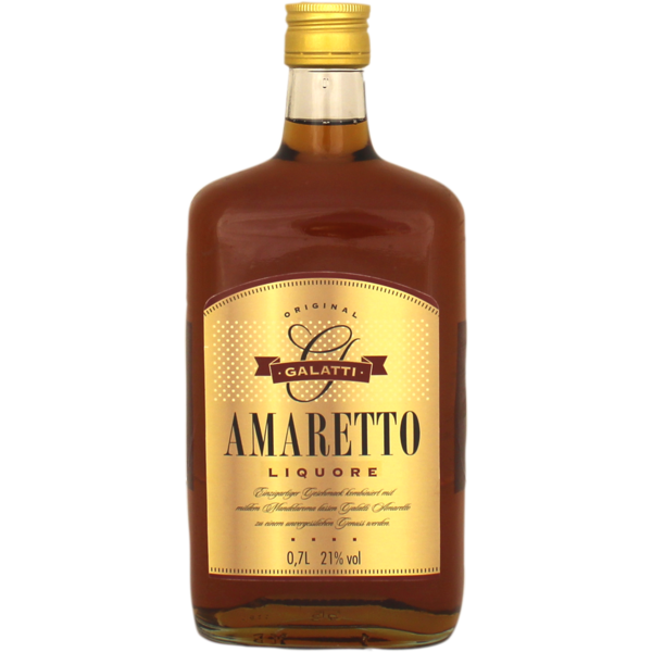 Amaretto Galatti Mandellikör 21% Vol., 0,7-l-Flasche